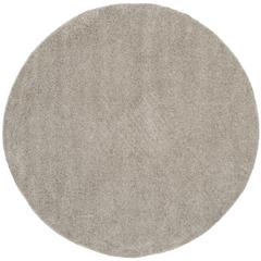 ARIZONA SHAG, LINEN, 6'-7" X 6'-7" Round, Area Rug