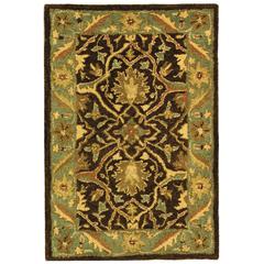 ANTIQUITY, BROWN / GREEN, 2' X 3', Area Rug, AT14F-2