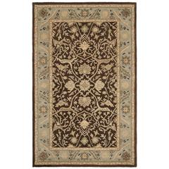ANTIQUITY, BROWN / GREEN, 5' X 8', Area Rug, AT14F-5