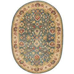 ANTIQUITY, BLUE / BEIGE, 4'-6" X 6'-6" Oval, Area Rug, AT15A-5OV