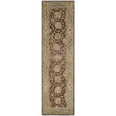 ANTIQUITY, BROWN / GREEN, 2'-3" X 8', Area Rug, AT21G-28