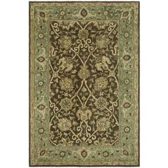 ANTIQUITY, BROWN / GREEN, 4' X 6', Area Rug, AT21G-4