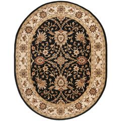ANTIQUITY, BLACK, 7'-6" X 9'-6" Oval, Area Rug, AT249B-8OV