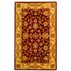 ANTIQUITY, RED / GOLD, 3' X 5', Area Rug