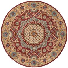 ANTIQUITY, RED / ORANGE, 6' X 6' Round, Area Rug