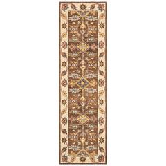 ANTIQUITY, DARK BROWN / IVORY, 2'-3" X 8', Area Rug
