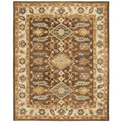 ANTIQUITY, DARK BROWN / IVORY, 8' X 10', Area Rug