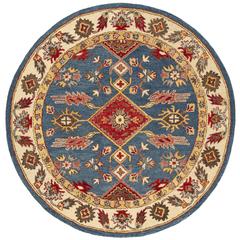 ANTIQUITY, BLUE / RED, 6' X 6' Round, Area Rug, AT506M-6R