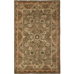 ANTIQUITY, OLIVE / GOLD, 3' X 5', Area Rug