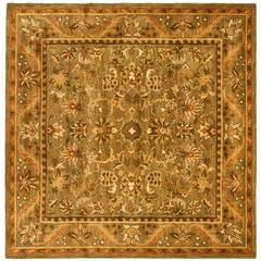 ANTIQUITY, OLIVE / GOLD, 6' X 6' Square, Area Rug