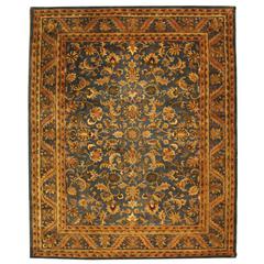 ANTIQUITY, BLUE / GOLD, 9'-6" X 13'-6", Area Rug