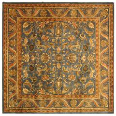 ANTIQUITY, BLUE / GOLD, 8' X 8' Square, Area Rug