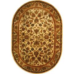 ANTIQUITY, GOLD, 4'-6" X 6'-6" Oval, Area Rug, AT52D-5OV