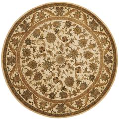 ANTIQUITY, GOLD, 3'-6" X 3'-6" Round, Area Rug, AT52D-4R
