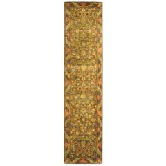ANTIQUITY, GREEN / GOLD, 2'-3" X 10', Area Rug, AT52K-210