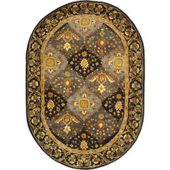 ANTIQUITY, BLUE, 4'-6" X 6'-6" Oval, Area Rug, AT57A-5OV