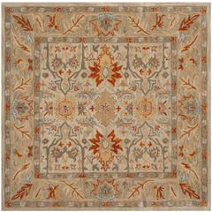 ANTIQUITY, BEIGE / MULTI, 6' X 6' Square, Area Rug, AT63A-6SQ