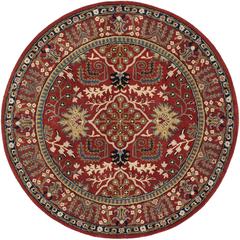 ANTIQUITY, RED / MULTI, 6' X 6' Round, Area Rug