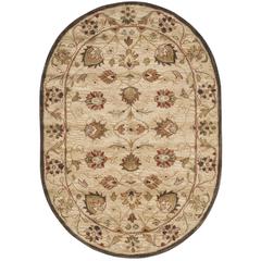 ANTIQUITY, BEIGE / BEIGE, 4'-6" X 6'-6" Oval, Area Rug
