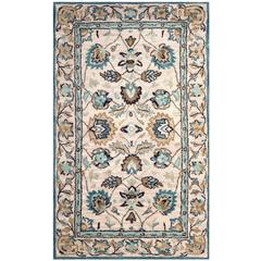ANTIQUITY, PEACOCK / BLUE, 3' X 5', Area Rug