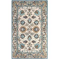 ANTIQUITY, PEACOCK / BLUE, 5' X 8', Area Rug