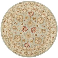 ANTIQUITY, GREY BLUE / BEIGE, 6' X 6' Round, Area Rug