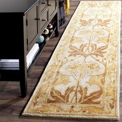 ANTIQUITY, BEIGE / GOLD, 2'-3" X 12', Area Rug