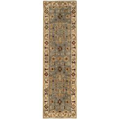 ANTIQUITY, BLUE / IVORY, 2'-3" X 12', Area Rug, AT847A-212
