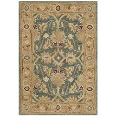 ANTIQUITY, TEAL BLUE / TAUPE, 2' X 3', Area Rug