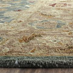 ANTIQUITY, TEAL BLUE / TAUPE, 6' X 9', Area Rug