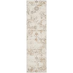 ARTIFACT, GREY / CREAM, 2'-3" X 8', Area Rug