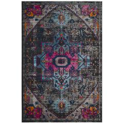 ARTISAN, GREY / FUCHSIA, 3' X 5', Area Rug, ATN332J-3