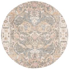 AUBUSSON, IVORY / SAGE, 6' X 6' Round, Area Rug