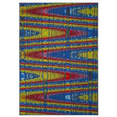 AZTEC, BLUE / MULTI, 5'-1" X 7'-6", Area Rug, AZT203C-5