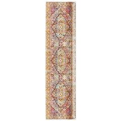 BALDWIN, IVORY / FUCHSIA, 2'-2" X 8', Area Rug