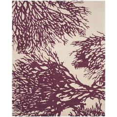BELLA, BEIGE / PURPLE, 8' X 10', Area Rug