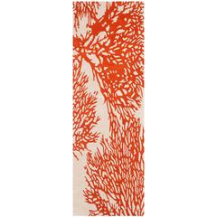 BELLA, BEIGE / TERRACOTTA, 2'-3" X 7', Area Rug