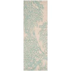 BELLA, BEIGE / BLUE, 2'-3" X 7', Area Rug, BEL115C-27