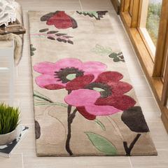 BELLA, SAND / MULTI, 2'-3" X 9', Area Rug