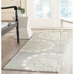 BELLA, GREY / IVORY, 2'-3" X 9', Area Rug, BEL121A-29