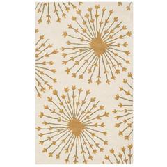 BELLA, BEIGE / GOLD, 3' X 5', Area Rug