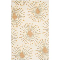 BELLA, BEIGE / GOLD, 5' X 8', Area Rug