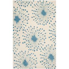 BELLA, BEIGE / BLUE, 5' X 8', Area Rug, BEL123B-5