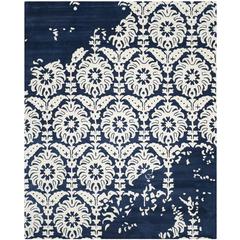 BELLA, NAVY / IVORY, 8' X 10', Area Rug, BEL125D-8