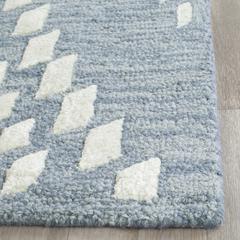 BELLA, BLUE / IVORY, 2'-3" X 9', Area Rug
