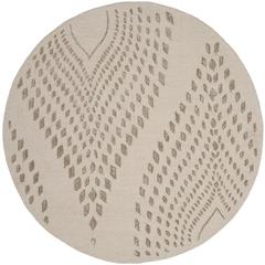 BELLA, SAND / BROWN, 5' X 5' Round, Area Rug, BEL126B-5R
