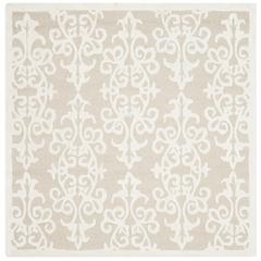 BELLA, SAND / IVORY, 5' X 5' Square, Area Rug, BEL127B-5SQ