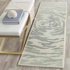 BELLA, IVORY / GREY, 2'-3" X 9', Area Rug, BEL128A-29