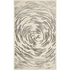 BELLA, IVORY / GREY, 5' X 8', Area Rug, BEL128A-5