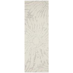 BELLA, SILVER / IVORY, 2'-3" X 7', Area Rug, BEL129A-27